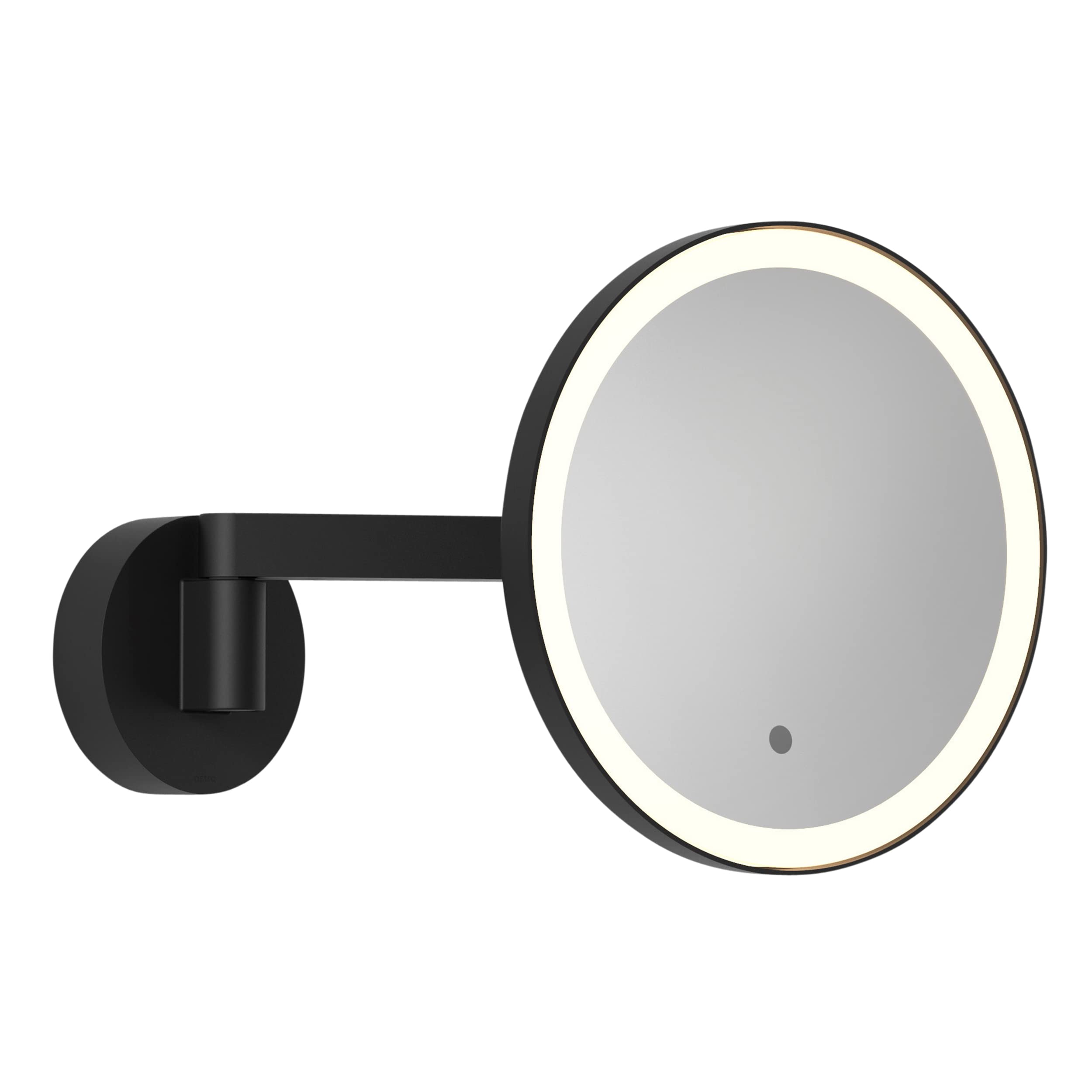 AstroNagoya, Bathroom Magnifying Mirror, IP44 Rated (Matt Black) G9, Designed in Britain - 1447001-3 Years Guarantee