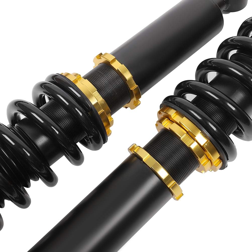 ECCPP Coilovers Struts fit for Lexus for GS300 2006,for GS350 2007-2011,for GS430 2006-2007,for IS250,for IS350 2006-2013 Height Adjustable Coilovers Suspension Kit Spring Strut Shock - Golden
