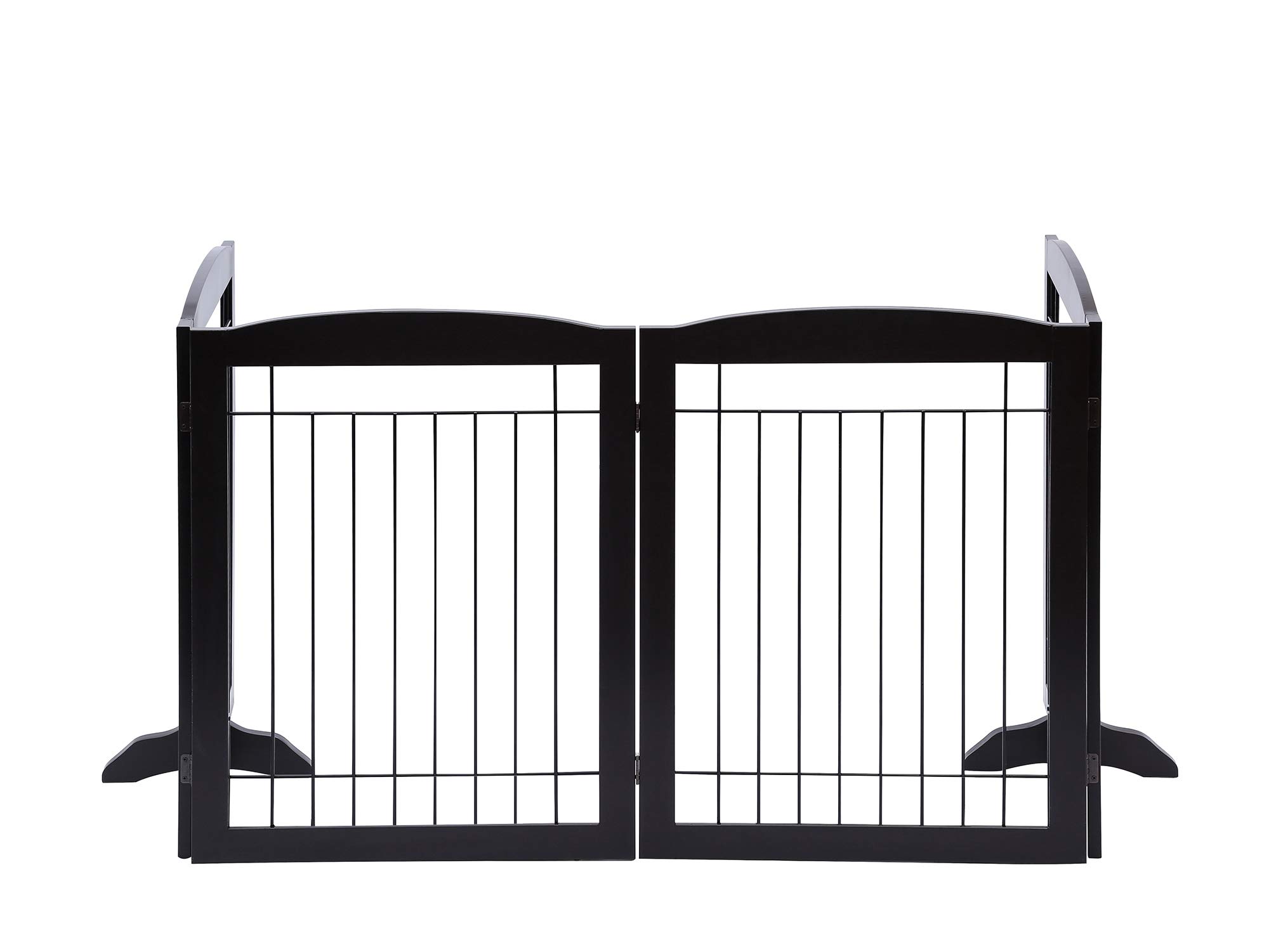 PAWLAND 96inch Extra Wide Dog gate for The House, Doorway, Stairs