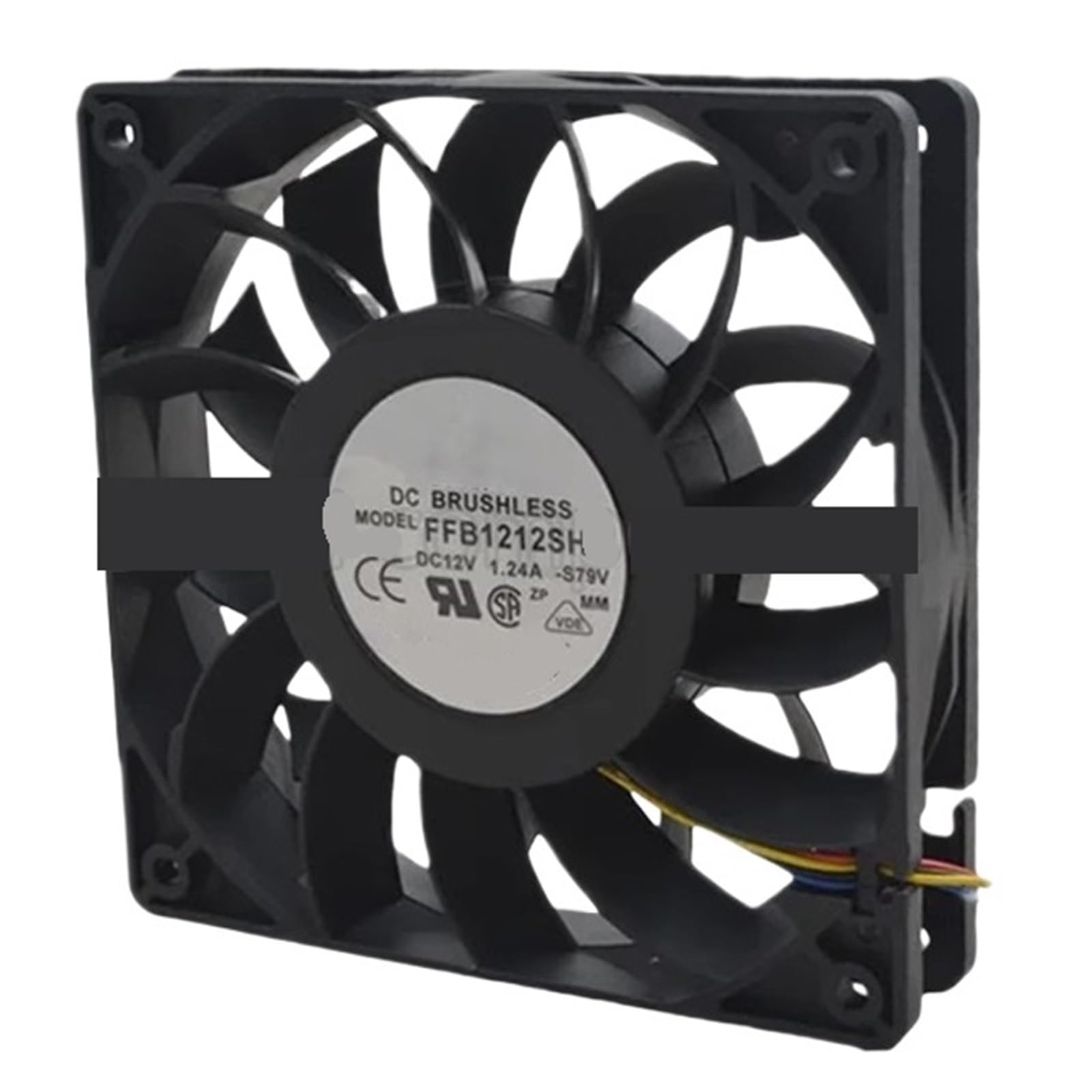 YUSKICCNE FFB1212SH 12025 12V 1.24A Cooling Fan(4-wire)