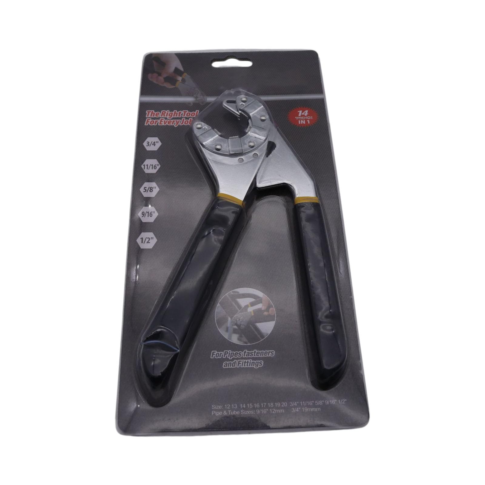 Spanner Pliers Open End Wrench with Ergonomic Handle Suitable for Various Bolt Dimensions and Tightening Tasks Spanner