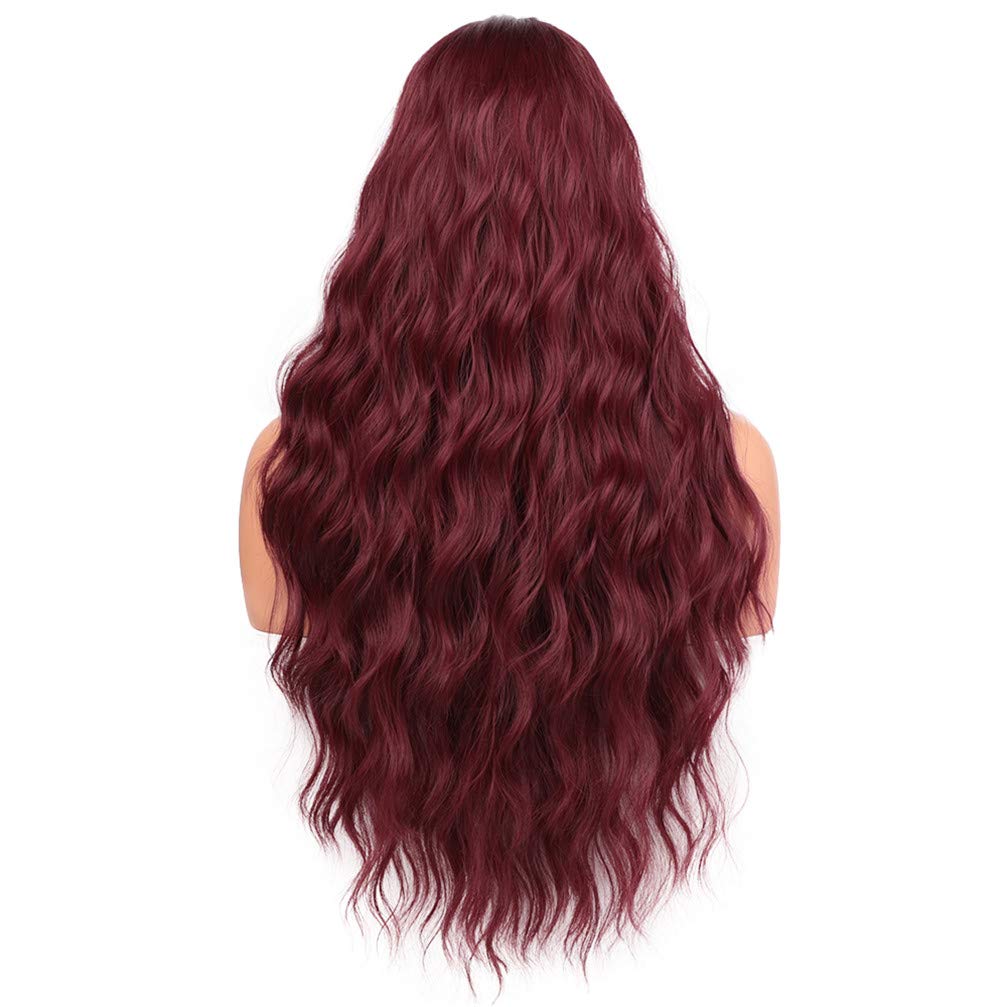 Perruques de dentelle synthétiques cheveux afro noir ondulés