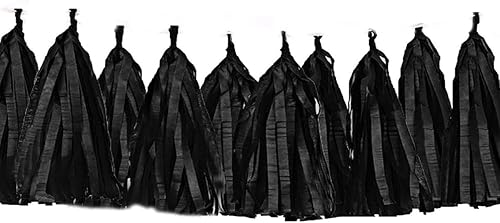 30 unidades de guirnalda de borlas de papel con borla de papel para manualidades, para colgar, decoraciones de papel, guirnalda de borlas para