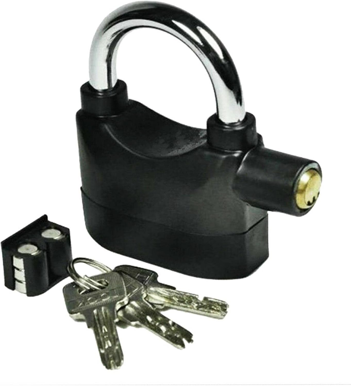 Laxzo ® Alarm Padlock Bike Lock Motorbike Anti Theft Alarm Lock Motion