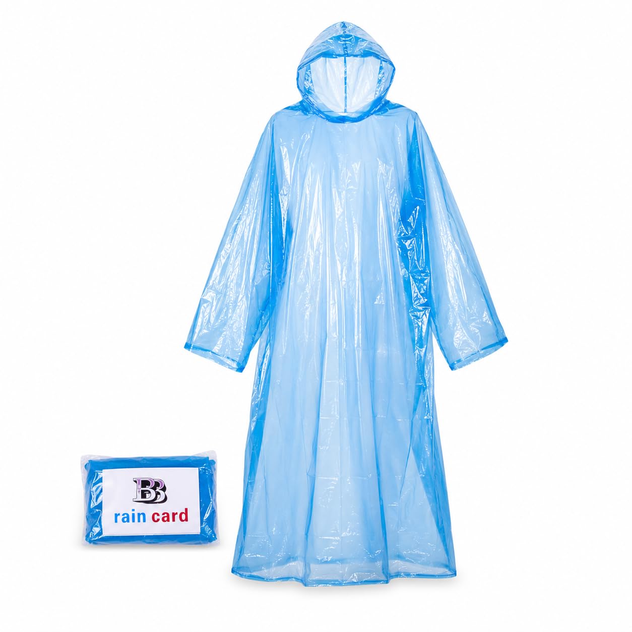 𝐄𝐯𝐞𝐫𝐲𝐝𝐚𝐲 𝐄𝐬𝐬𝐞𝐧𝐭𝐢𝐚𝐥𝐬 | 𝟏 𝐘𝐞𝐚𝐫 𝐖𝐚𝐫𝐫𝐚𝐧𝐭𝐲 | Waterproof Disposable Rain Poncho for Men & Women, Hooded Emergency Raincoat, Foldable Portable Rain Wear for Travel-image-38