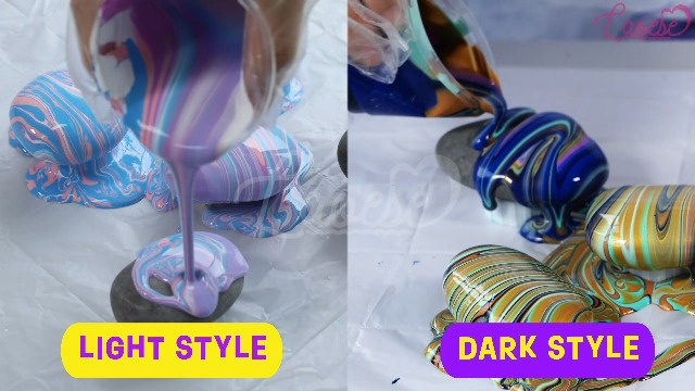 アート　石膏 Amazon.com: 2 in 1 Rock Painting Art Kit - Glow in The Dark