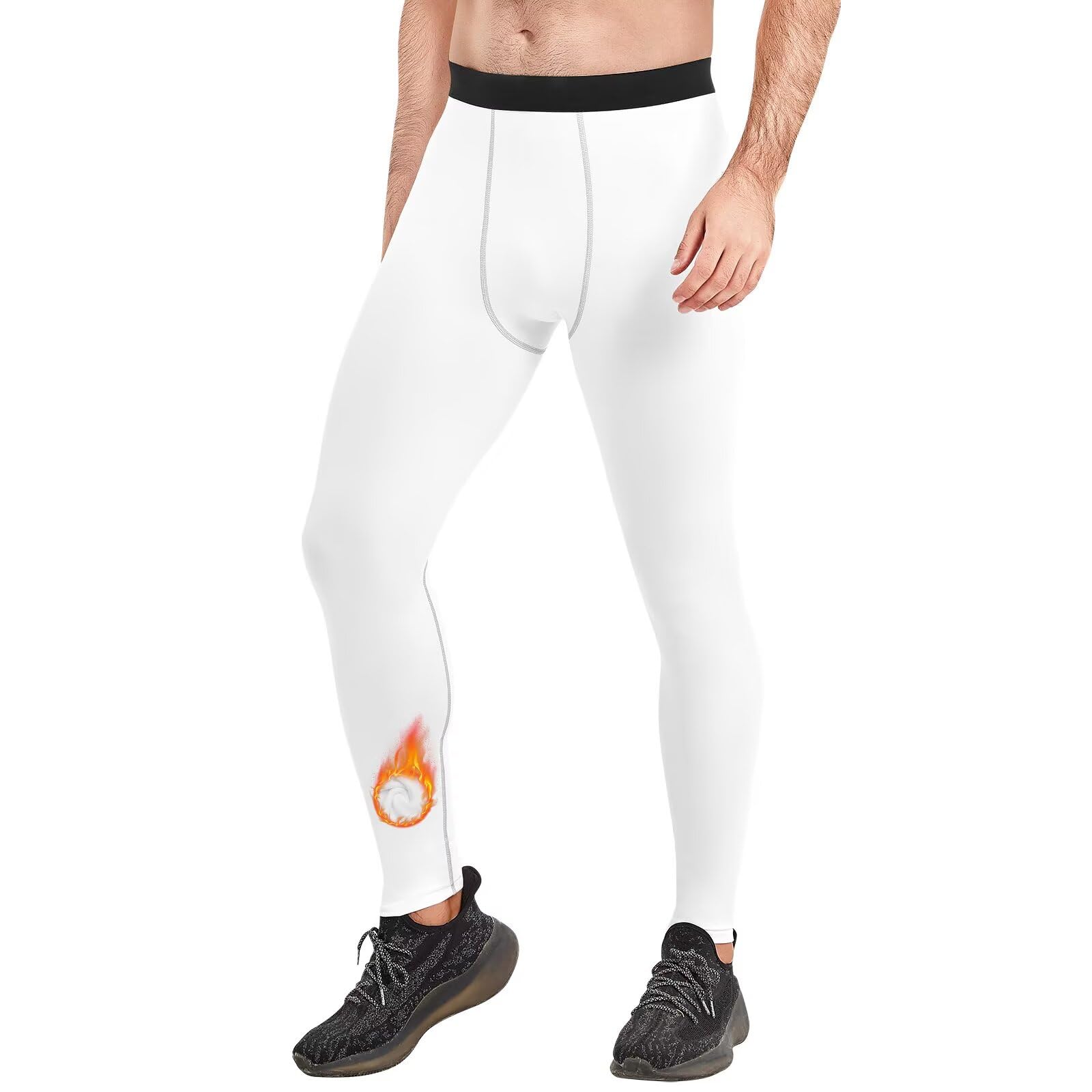 【50%OFF】【599円】 Rovidorx メンズ 裏起毛 コンプレッションタイツ