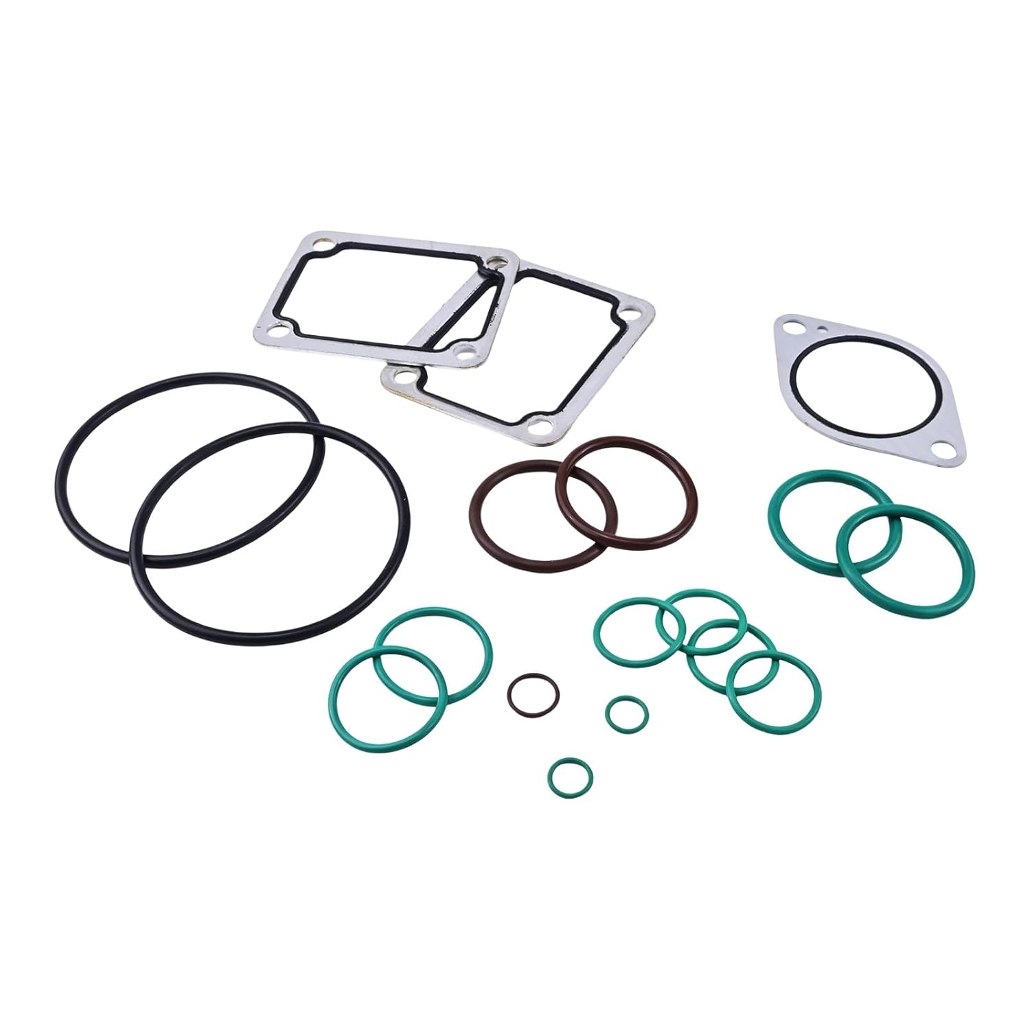 Oil Cooler Gasket Kit 189-1814 Compatible with Caterpillar Engine 3406C 3406B 3406E C-12 C-15 3406B C16 SR4