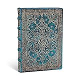 Paperblanks Notizbuch mit Lesebändchen & Innentasche | Azurblau | Midi (170 x 120 mm) | 176 Seiten | Liniert