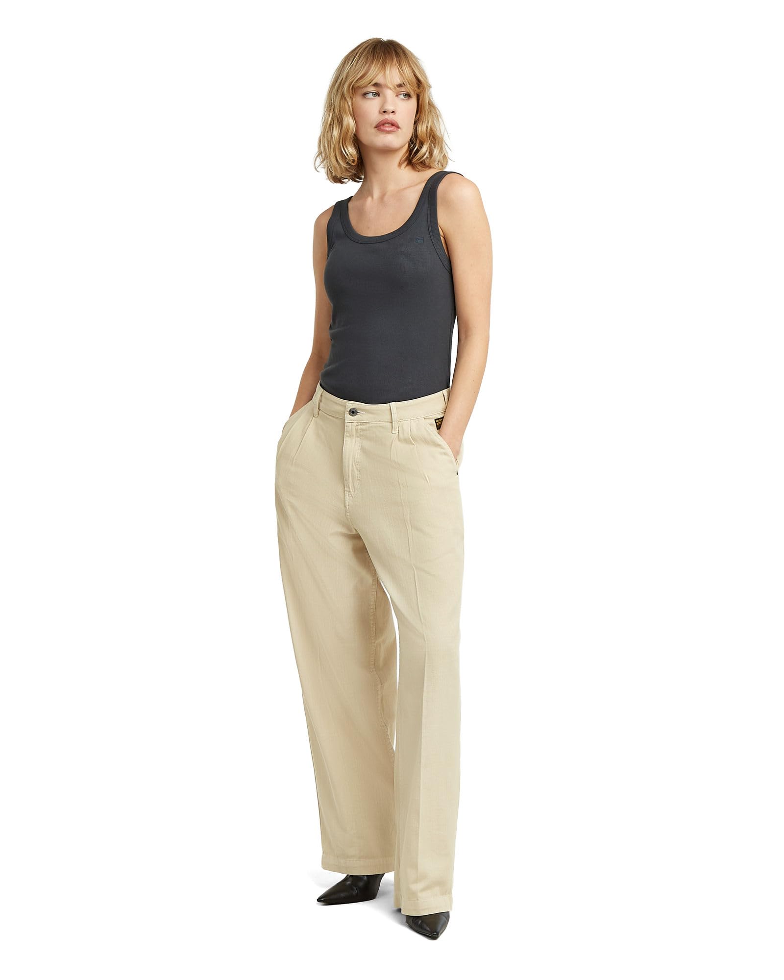 G-Star Damen Pants Pleated Chino Wmn