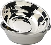 Vista 1 de Morcte Paquete de 4 cuencos de preparación de metal de acero inoxidable, tazón para mezclar, 2 cuartos de galón