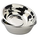 Morcte 4-Pack Stainless Steel Metal Prep Bowl, Mixing Bowl, 2 Quart