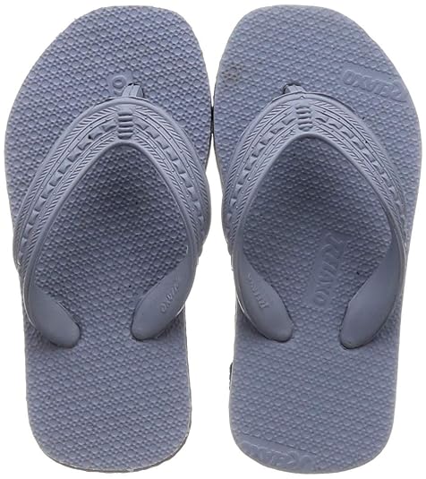 Relaxo Plus Unisex-Child Grey Black Slipper-8 Kids UK (25.5 EU) (CU0016K_GYBK0008)