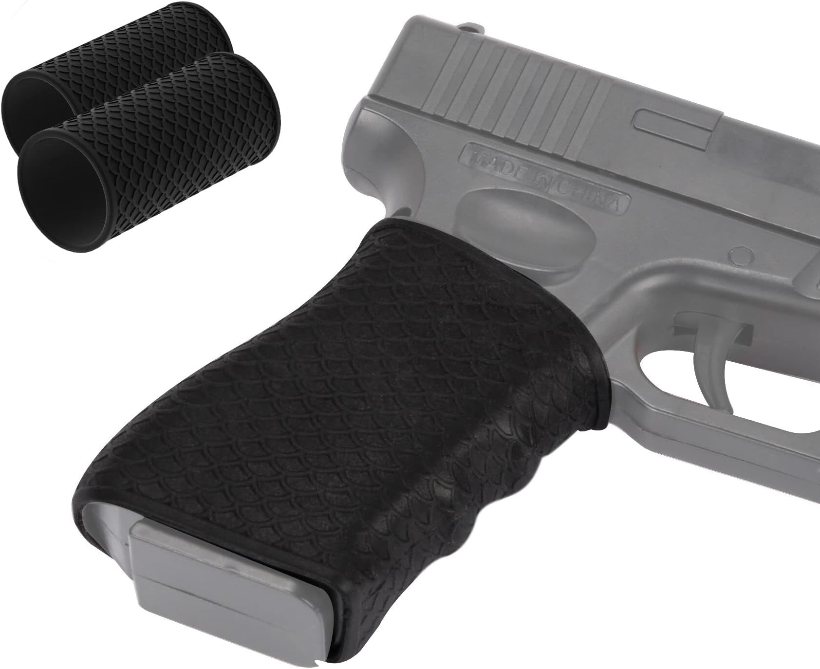 Ideagle 2 Pack Universal Grip Sleeve Silica Gel Full Size Pistol Grip Glove