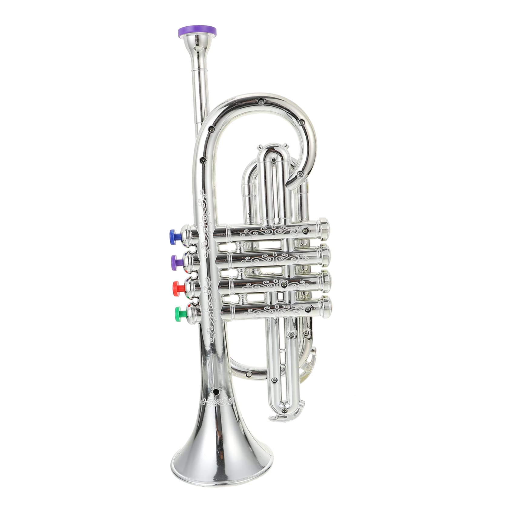 FELTECHELECTR Educational Trumpet for Boys and Girls Stage Boys and Girls' Toys Trumpet Instrument Model Plaything