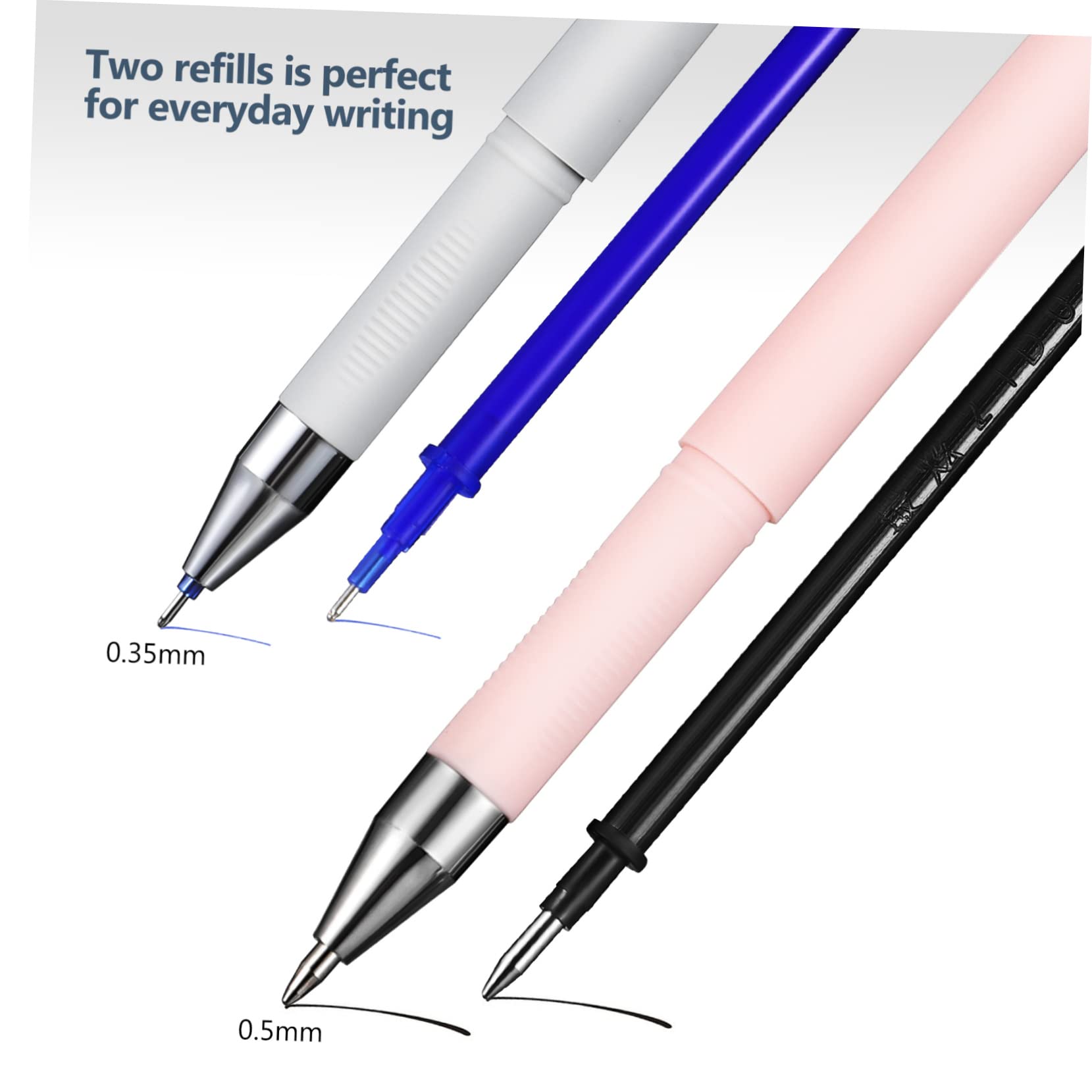 Lurrose Stylo Effaçable Animaux 40 Pièces Stylo à Bille Effaçable s Marqueurs s Fournitures De Papeterie Pour Étudiants s De Signature Mignons Pour Étudiant