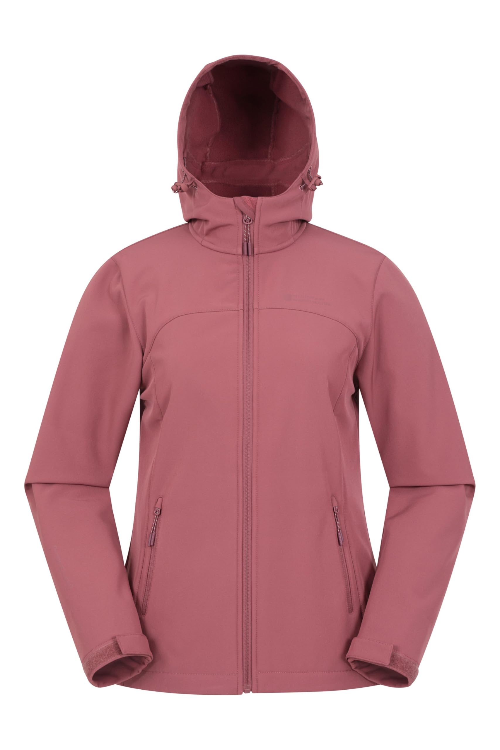 Mountain Warehouse Women's Rust Exodus Softshell Jacket - Breathable, Adjustable, Water & Wind Resistant Coat - For Spring, Summer, Walking, Everyday Wear Size 4