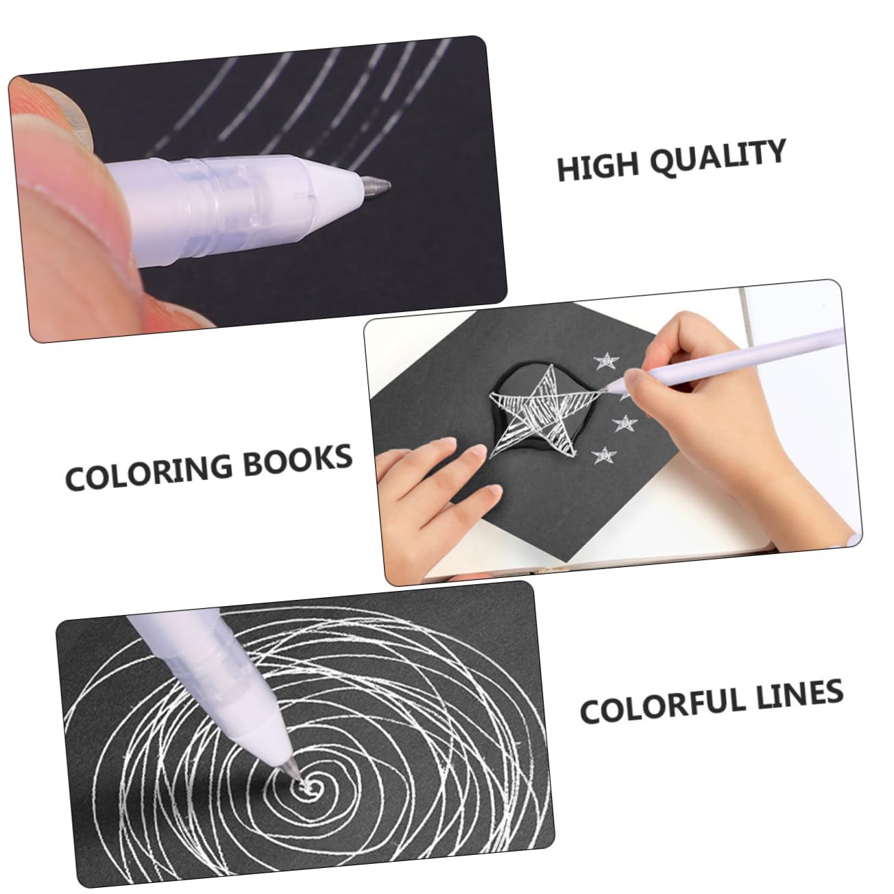 Housoutil 3 Set Penne Colorate Evidenziatori Per Illustrazioni E Progetti Artistici Base Scrittura E Rapida Asciugatura Senza Sbavature Per Planner E Libri Da Colorare 12 Pezzi*3