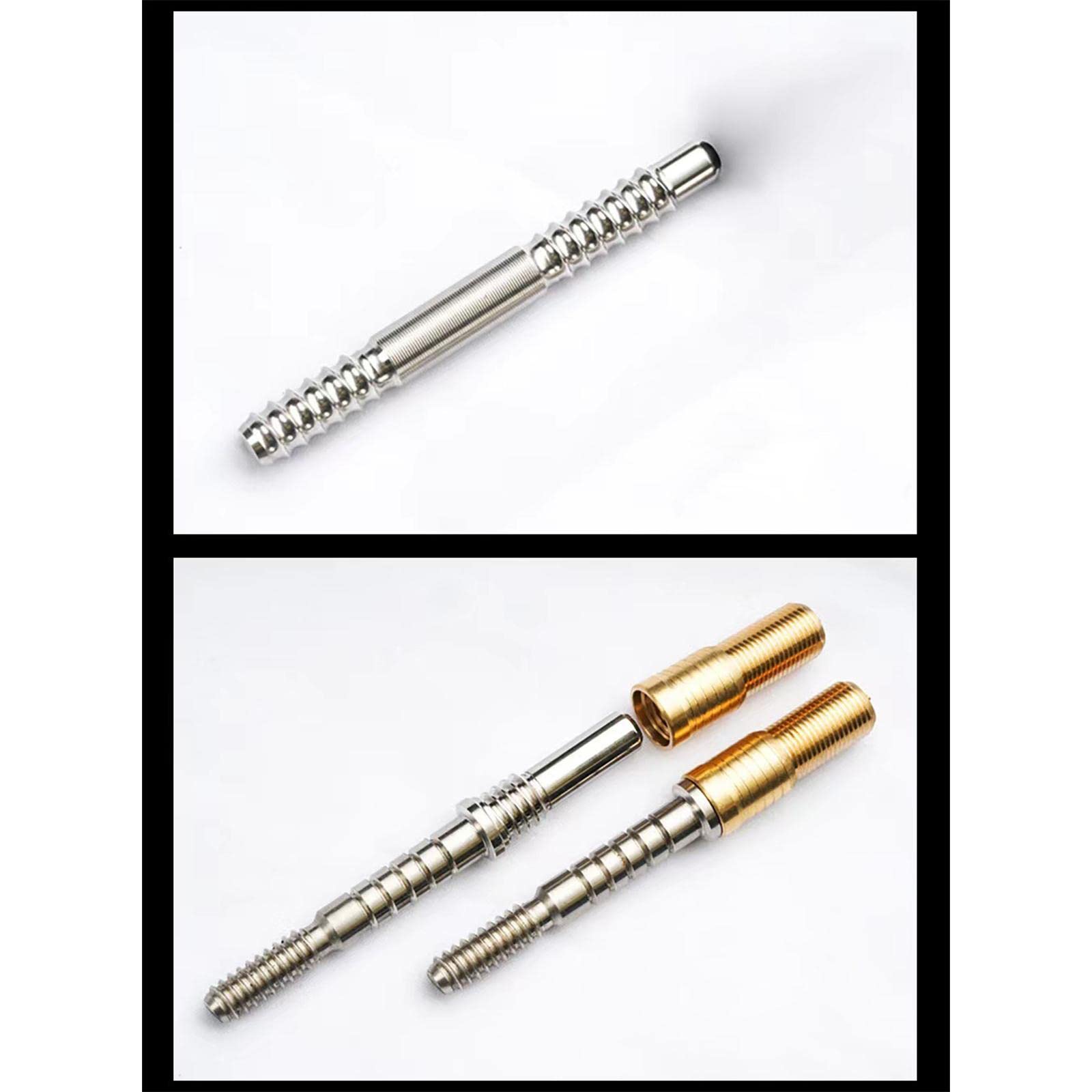 rockible Biliardo Pool Cue Joint Pin Accessori per Biliardo Facile Installazione Accessorio Resistente in Metallo Viti per Stecche da Biliardo Leggere Accessor
