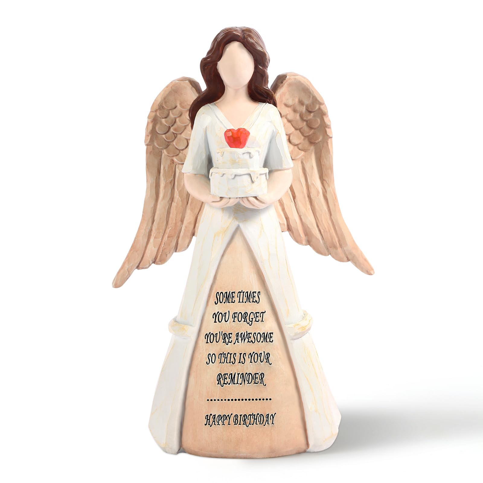 Birthday Gifts for Women, Happy Birthday Gift for Mom Daughter Wife Best Friend Sisters, Unique Birthday Gifts for Her, Hand-Angel Figurines Gifts