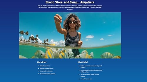 Miniatura 5 de OWC Tarjeta de memoria Atlas Pro SDXC V60 UHS-II de 64 GB para DSLR avanzada y funciones sin espejo