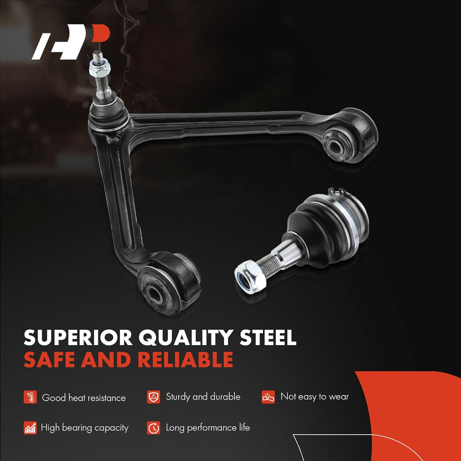 A-Premium 6Pcs Front Suspension Kit, Upper Control Arm, Lower Ball Joint, Sway Bar Link, Compatible with Dodge Ram 1500 2002 2003 2004 2005, 4WD Only