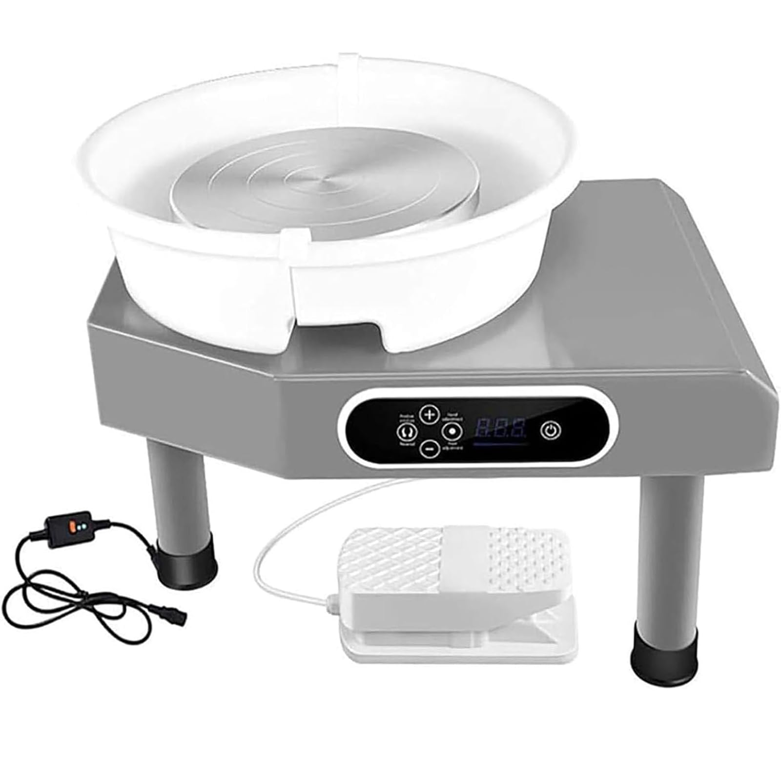 Roue en céramique 350W machine de formage avec bassin amovible lavable et vitesse réglable