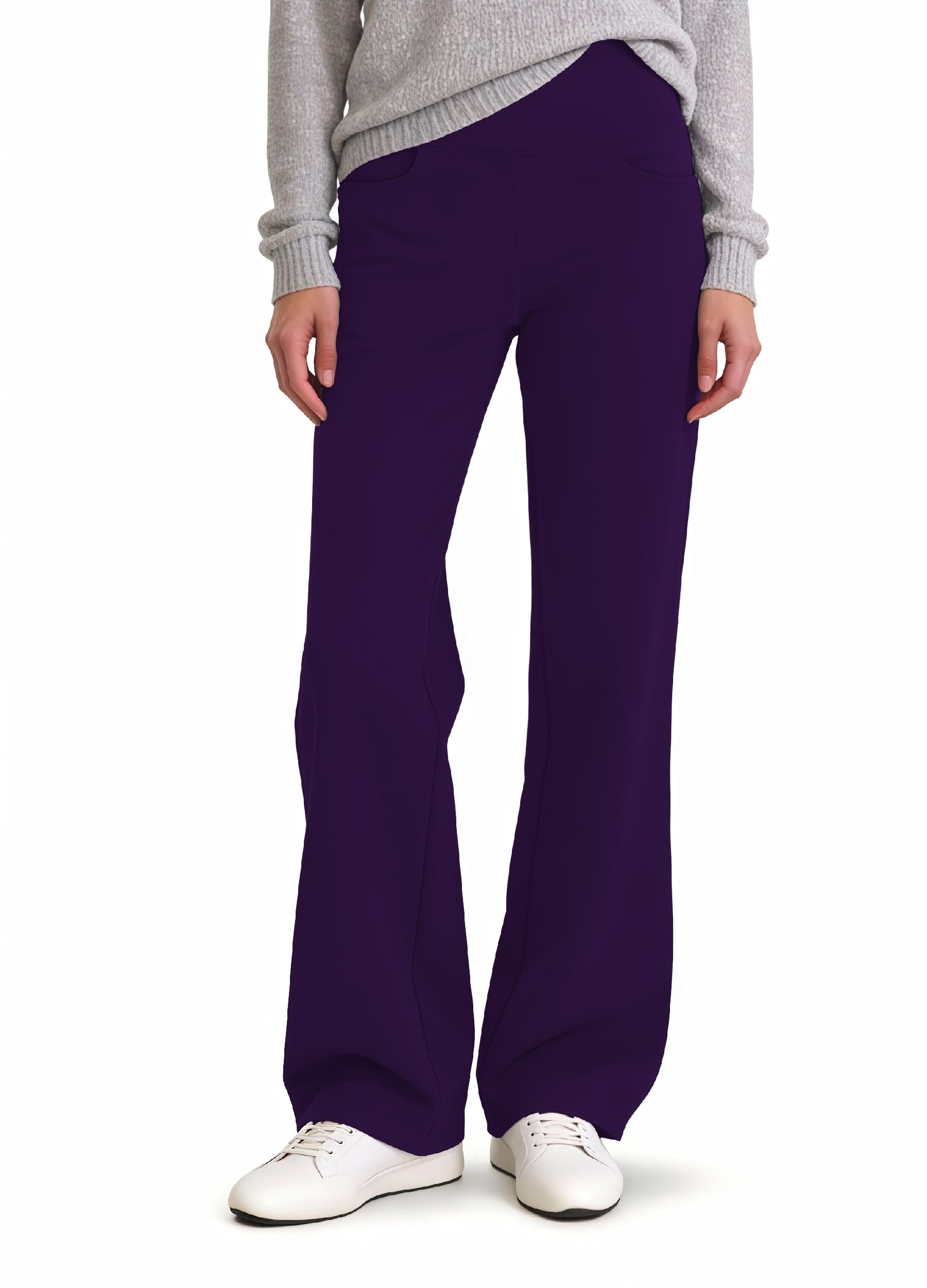 SAFORT Regular/Tall Bootcut Yoga Hose mit 71cm/76cm/81cm/86cm Schrittlänge Lange Bootleg-Hose Sporthose Lang