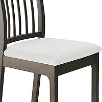 Vista 31 de Fundas de asiento de terciopelo para silla de comedor, fundas elásticas para sillas de comedor con lazos, funda protectora suave para cocina, hotel