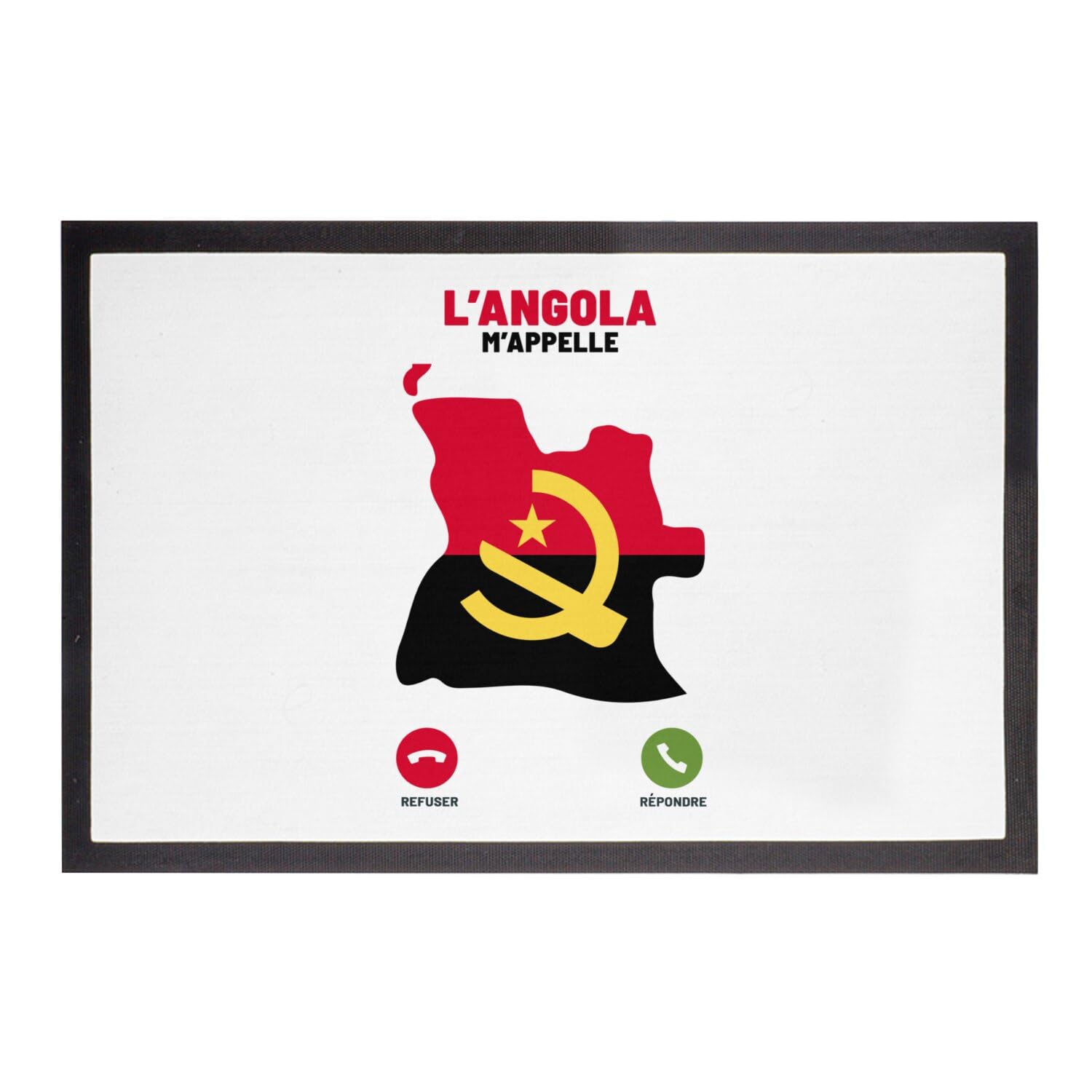 Paillasson blanc Angola pour illuminer votre entrée avec élégance