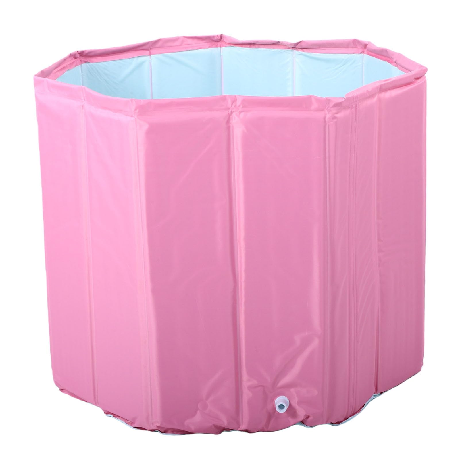 Hyuduo Nadmuchiwana Wanna dla Dorosłych, Składana Przenośna Wanna z PVC, 31,5 X 25,6 Cala do Domu lub Podróży (PINK)