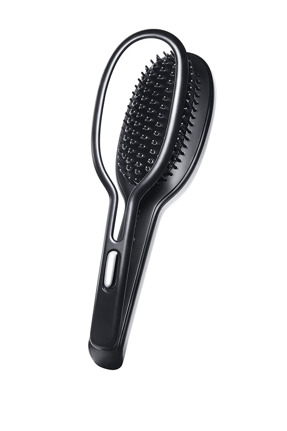 StyleHouse Ceramic Hair Straightener Comb Brush for Hair Styling (Black)