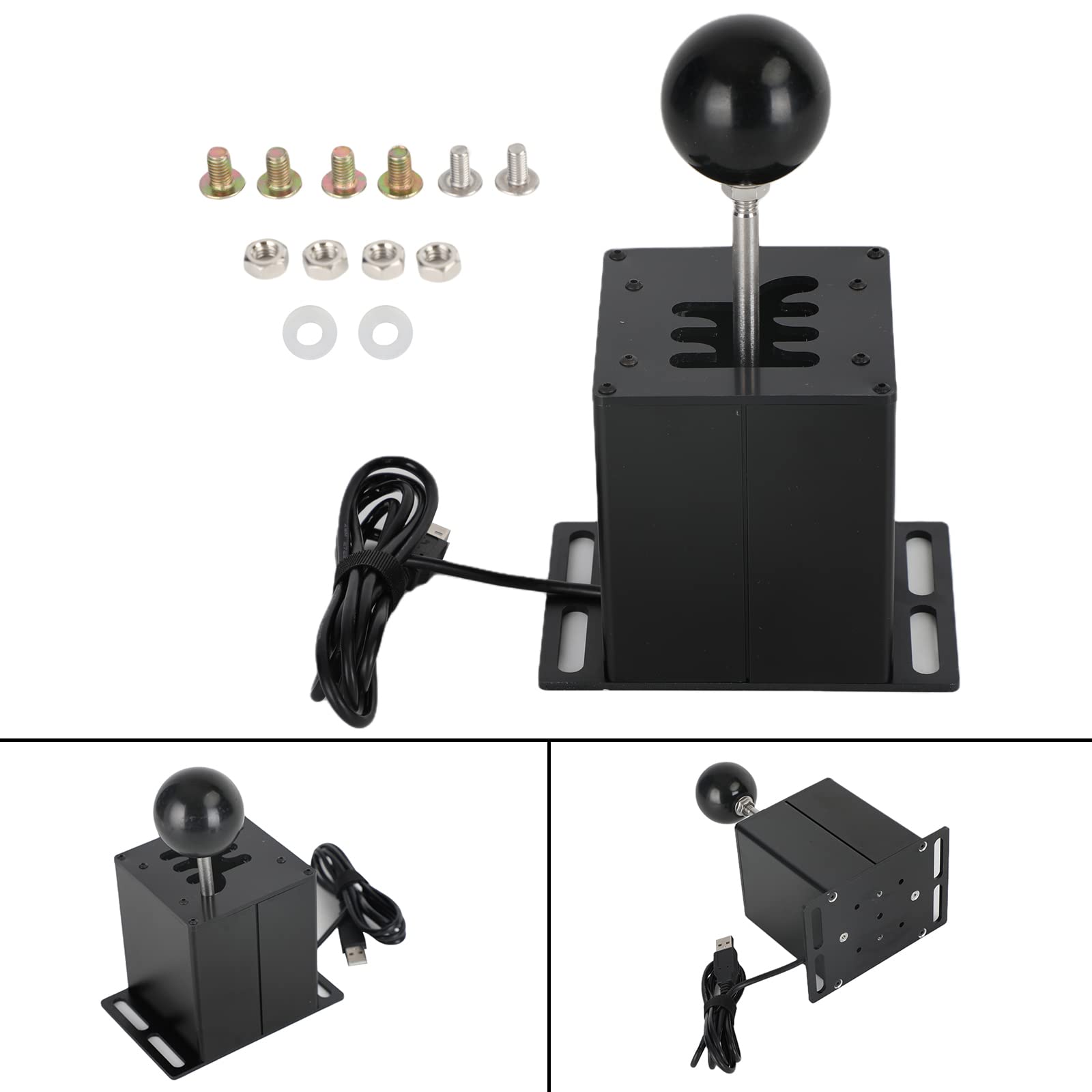 6+R USB Shifter PC H Levier de vitesse pour Logitech G29 G920 Volant PC Noir [video game]