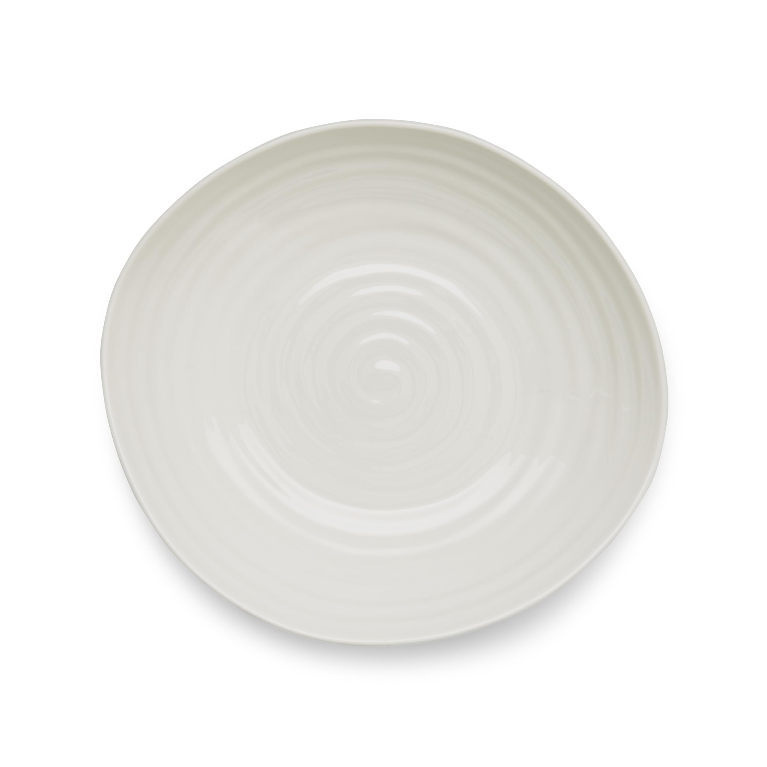 Portmeirion Sophie Conran Lot de 4 bols à pâtes blancs | Grands bols de service pour soupe ou salade | 22,9 cm | en porcelaine fine | passent au micro-ondes et au lave-vaisselle