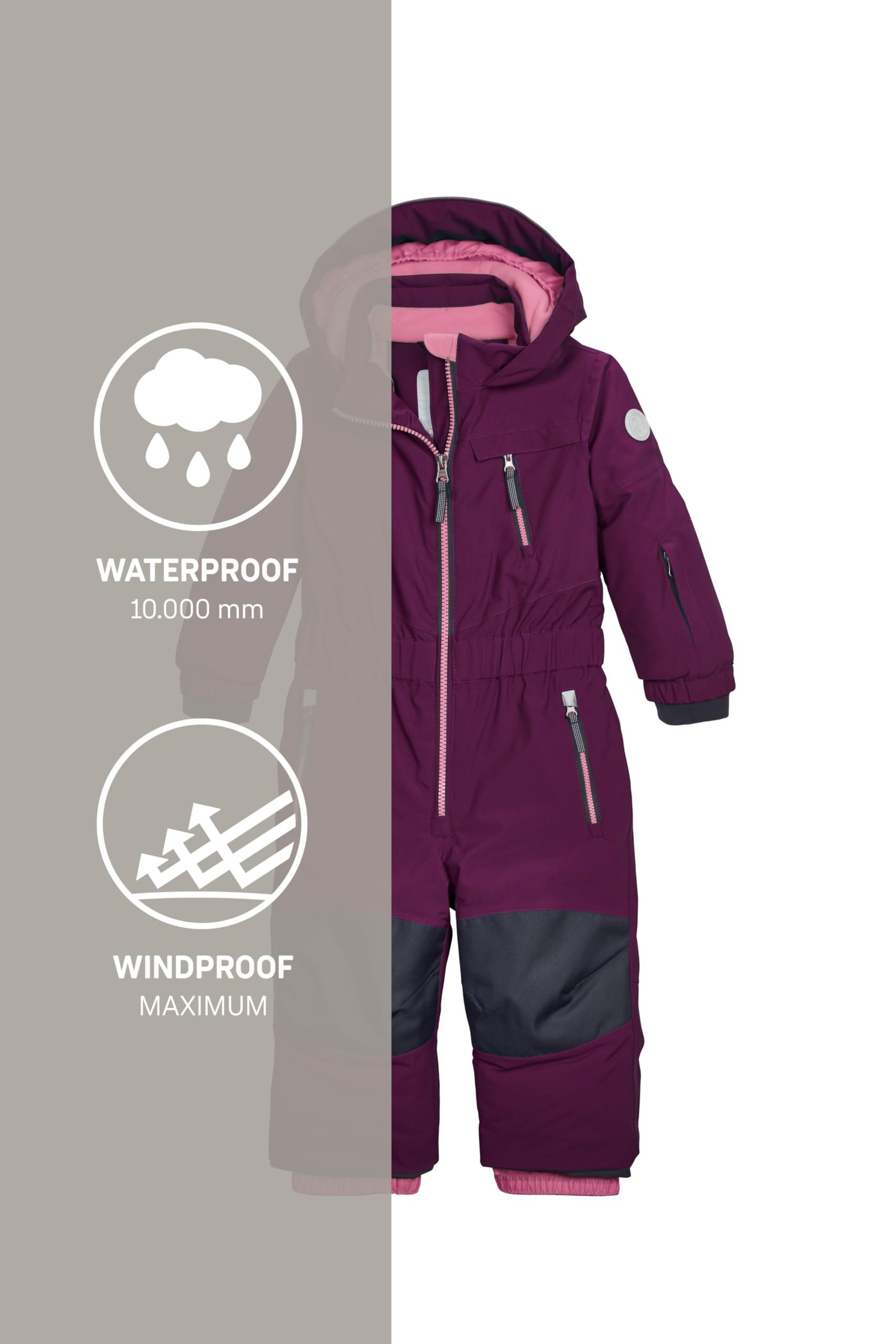 first instinct by killtec Unisex Baby Fisw 46 Mns Onpc Skioverall mit Kapuze (1er Pack)