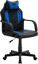 Caderia Xtreme Gamer Orion Azul e Preta Linha Evolux