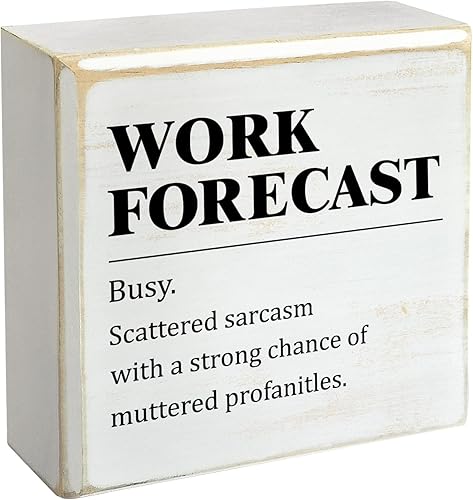 Miniatura 10 de Lin Manuel Miranda - Decoración de mesa de madera con cita de buenos días, decoración motivacional para decoración del hogar de oficina positiva -