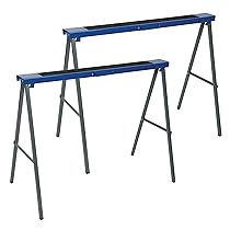 Silverline 783160 Coppia di Cavalletti di Metallo per Segare, 100 Kg