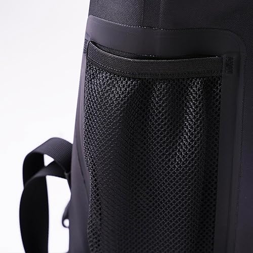 Miniatura 6 de Mochila impermeable, bolsa seca para actividades acuáticas, canotaje, kayak, paddle boarding, NegroAmarillo, Impermeable