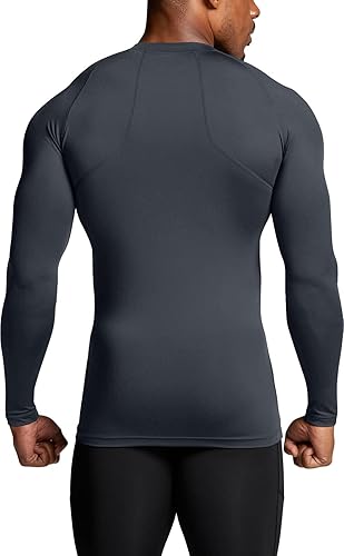 Miniatura 3 de ATHLIO - Paquete de 1 o 3 camisetas de compresión de manga larga con FPU 50+ para hombre, camiseta de protección para deportes acuáticos