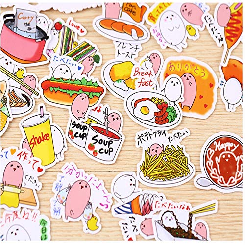 Preisvergleich Produktbild DONGJI Kreative Kawaii selbstgemachte Gourmet-Küchenzeile Lebensmittelaufkleber Schöne Aufkleber / dekorative Aufkleber / DIY 40Pcs