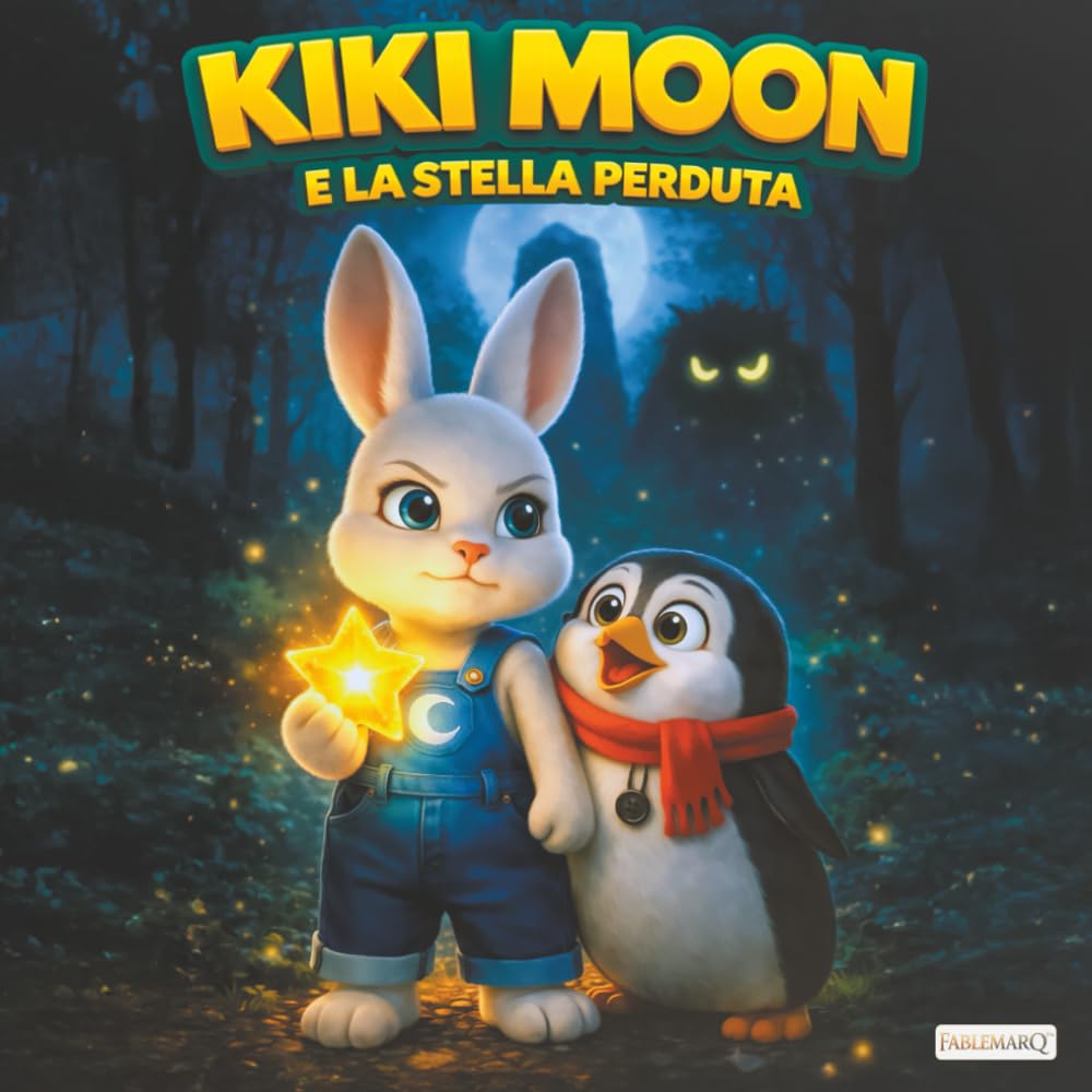 Kiki Moon e la Stella Perduta: Fiaba illustrata della buonanotte su coraggio, amicizia e sogni (6–10 anni)