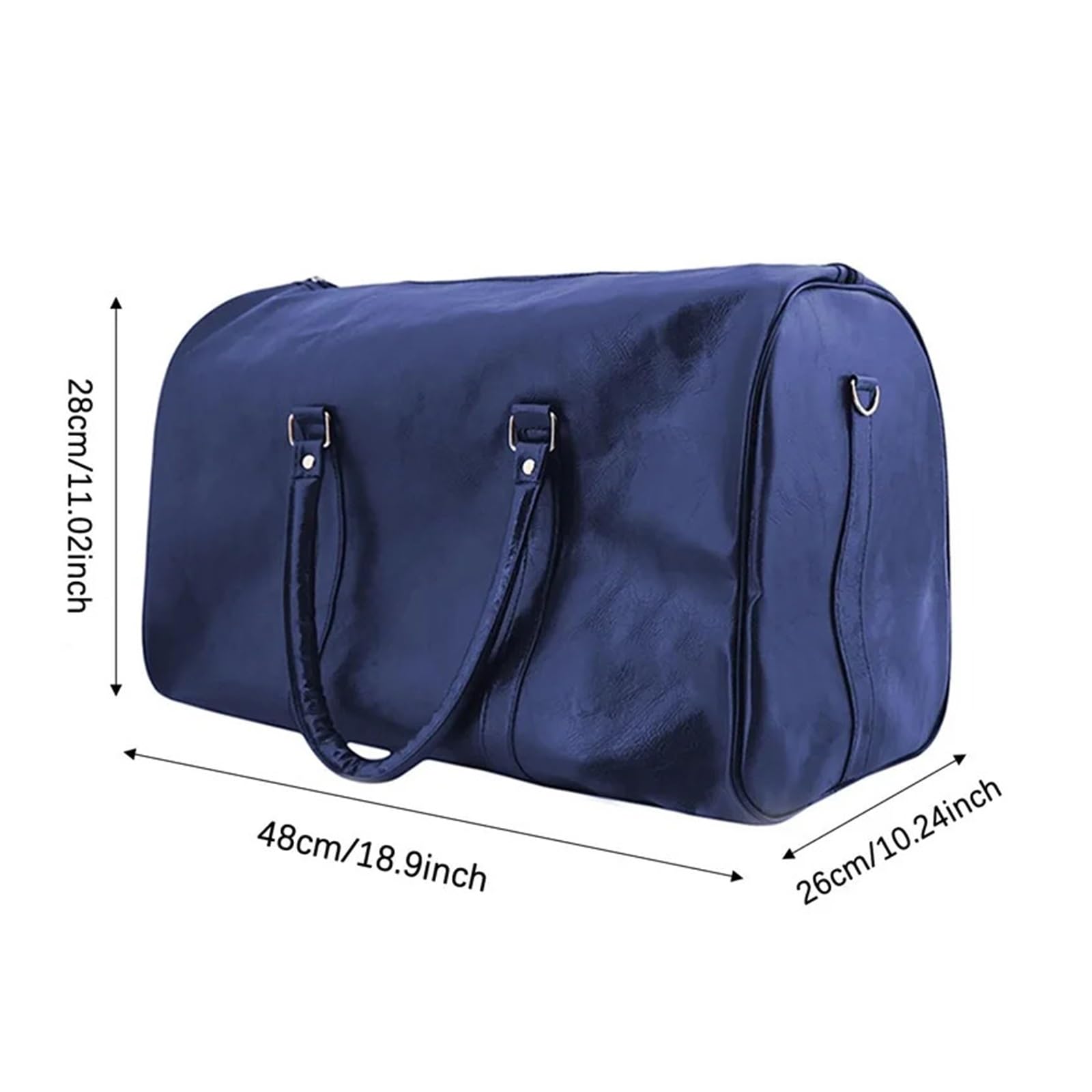 Borsa da viaggio in pelle, grande borsone, indipendente, borsa fitness, a mano, bagaglio, a tracolla, valigia lavoro for donna e uomo Per viaggiare o per il fitness(Brown)