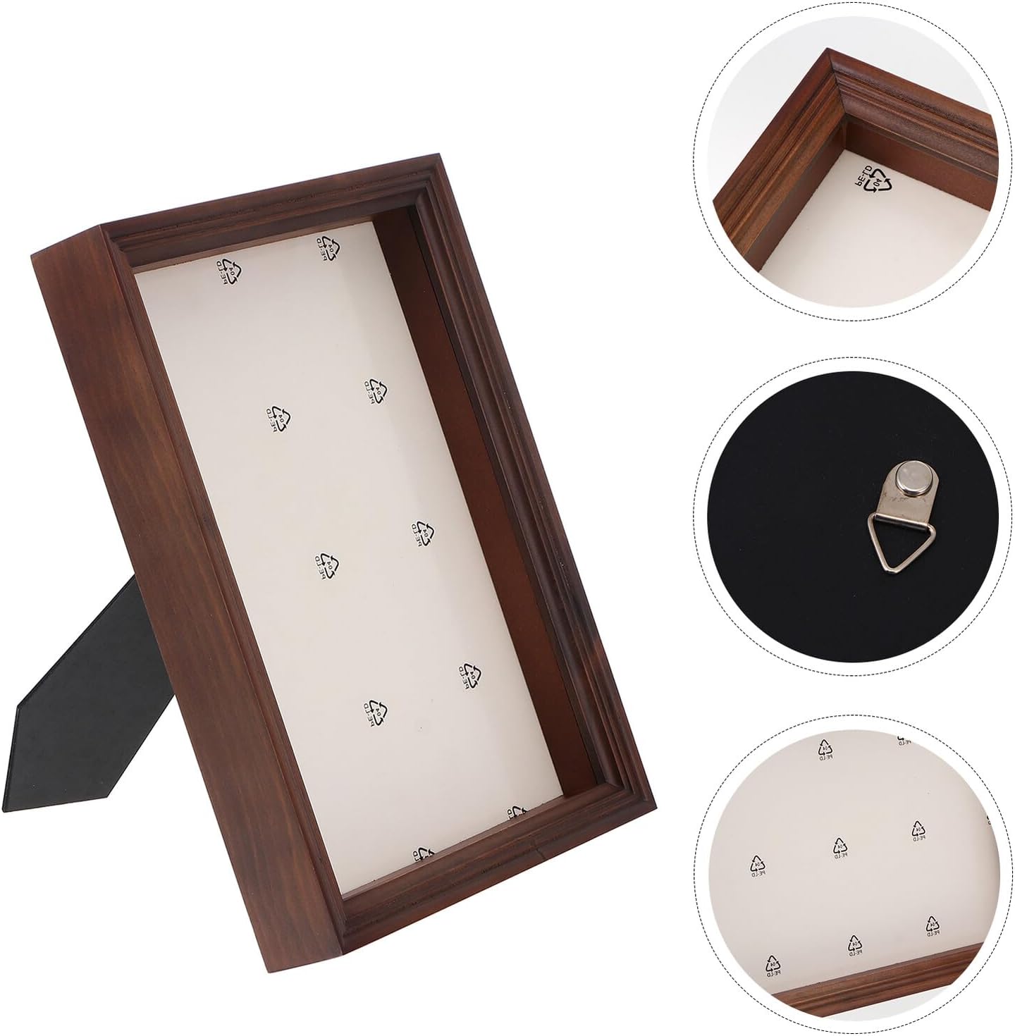 Rustic Shadow Box Frame for Displaying Dried Flowers Medals Photos Vintage Keepsake Frame for Home Decor and DIY Craft Memorabilia