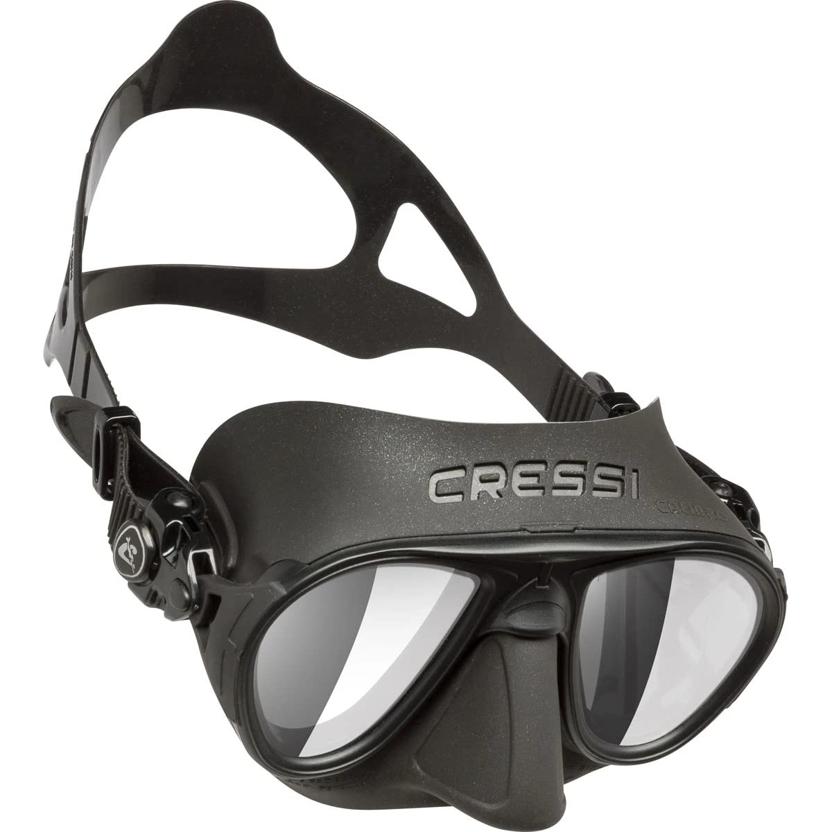 Cressi Adult Scuba Diving Mask, Fog Stop, Low Volume, Wide View - Calibro: made in Italy