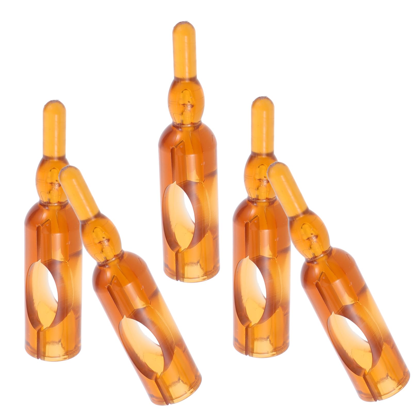 OUNONA 5pcs Light Brown Cutting Tool Glass Bottle Cap Remover Bottle Opener Abs Cap Remover