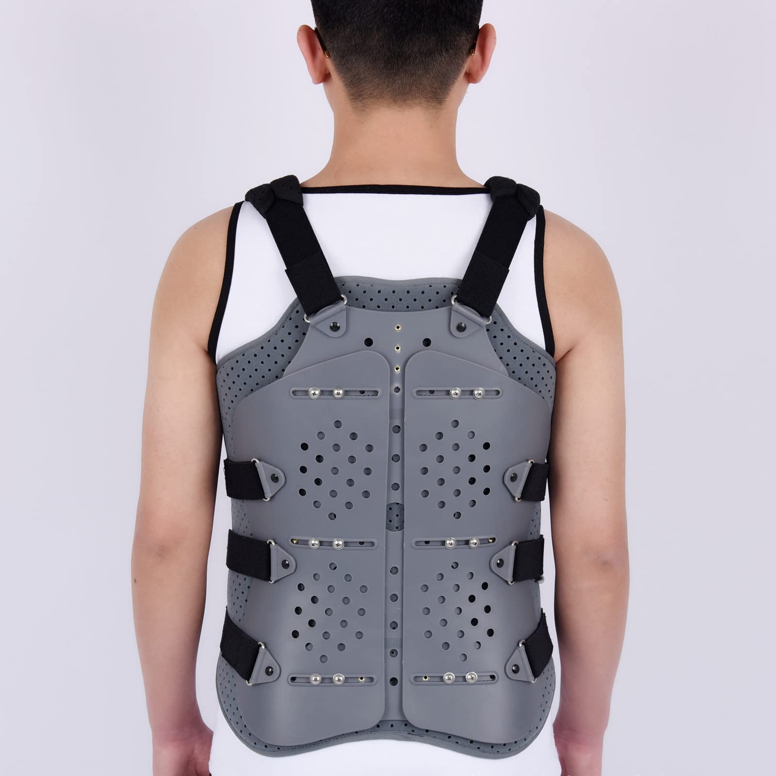 CUSMA Órtesis De Columna Vertebral, Órtesis Toracolumbar Ajustable Soporte Lumbar, para El Dolor Lumbar, Hernia De Disco Lumbar
