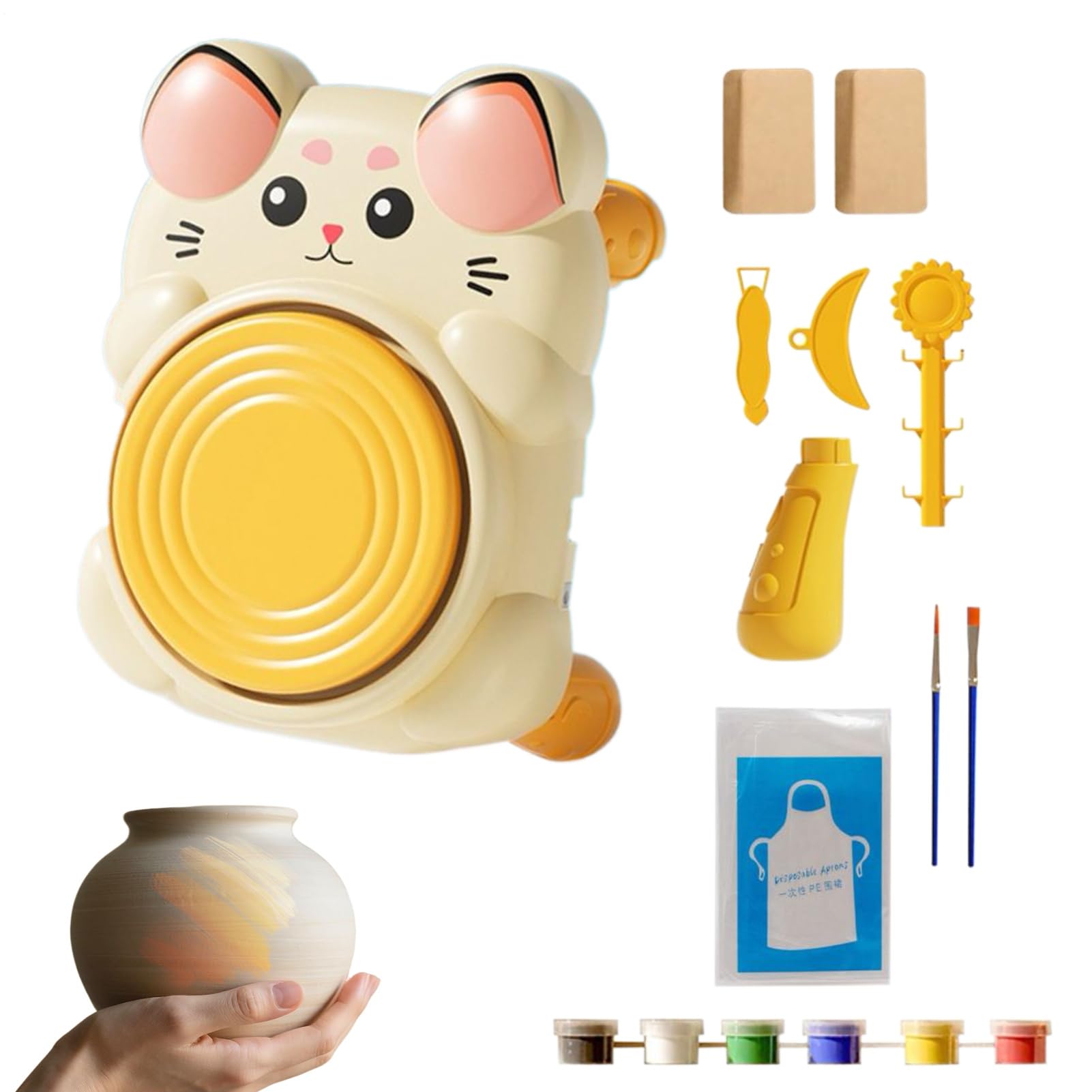 Kit de poterie compact Tourachet pour vos ateliers en famille