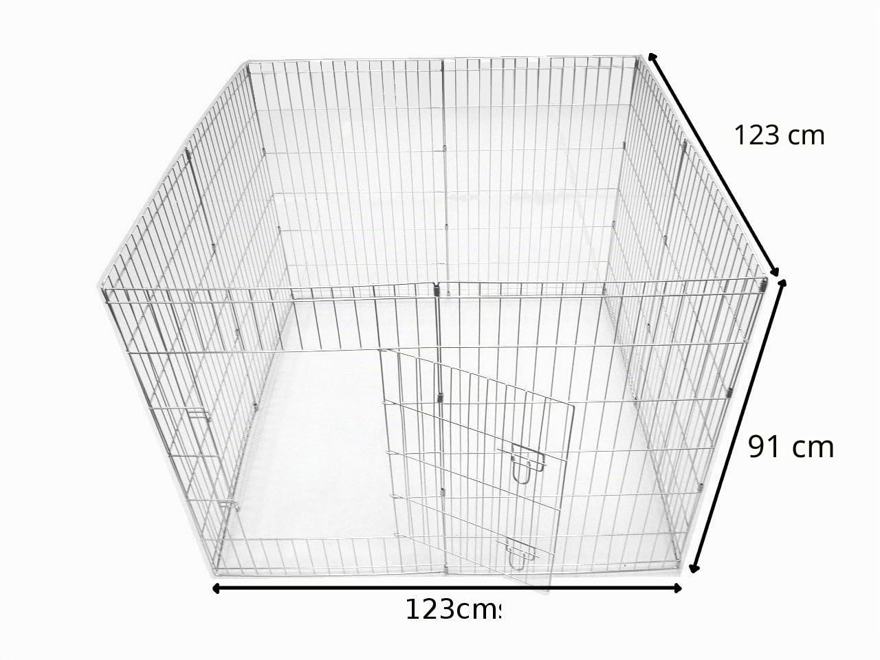 Ellie-Bo enclos/Parc pour Chiots et Lapins, 8 Pièces, Facile à Monter, 91 cm de Haut