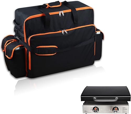 WOMACO Bolsa de transporte de parrilla de 22 pulgadas para Blackstone con tapa de capucha, bolsa de transporte portátil resistente para viajes,